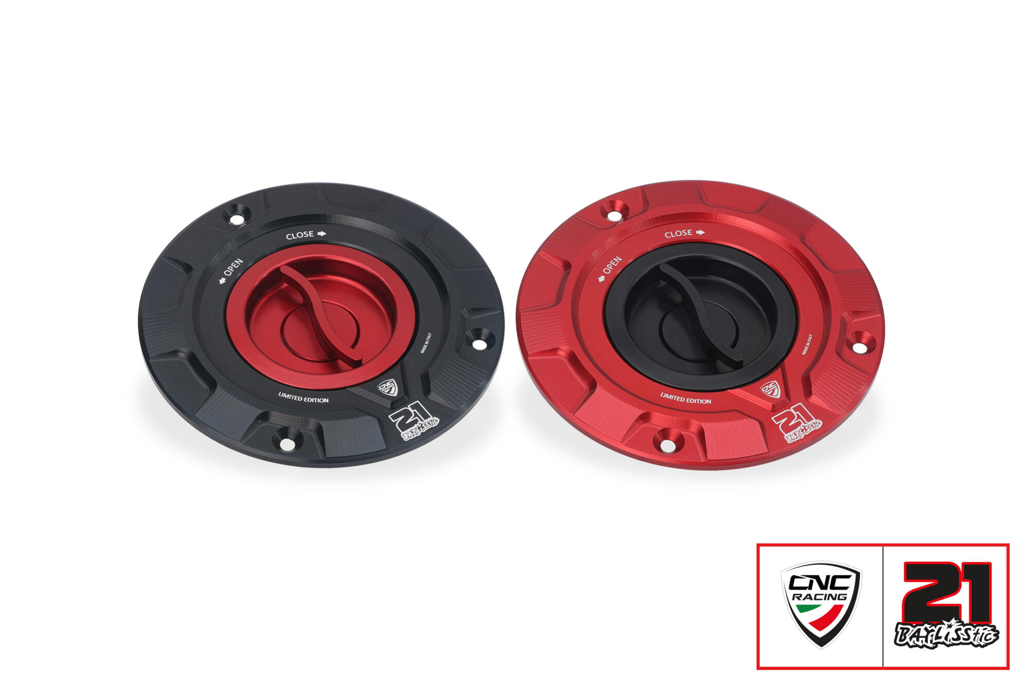 CNC Racing TROY BAYLISS LIMITED EDITION Quick Release Gas Cap for newer Ducati's MV's and Aprilia's CNC Racing TROY BAYLISS LIMITED EDITION Quick Release Gas Cap for newer Ducati's MV's and Aprilia's